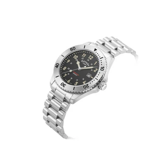 Rotary Commando Stainless Steel Classic Analogue Quartz Watch - Gb05475/19 For Male 2 Rotary Commando Stainless Steel Classic Analogue Quartz Watch - Gb05475/19 For Male - Image 2