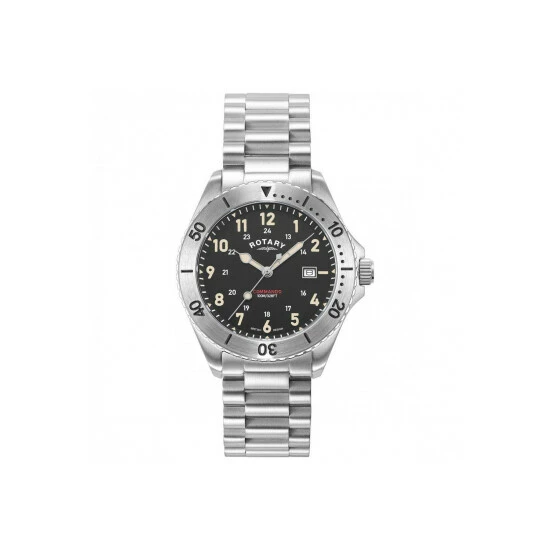 Rotary Commando Stainless Steel Classic Analogue Quartz Watch - Gb05475/19 For Male 7 Rotary Commando Stainless Steel Classic Analogue Quartz Watch - Gb05475/19 For Male - Image 7