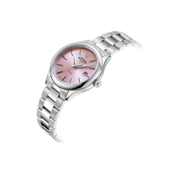 Rotary Oxford Stainless Steel Classic Analogue Quartz Watch - Lb05092/76 For Female 2 Rotary Oxford Stainless Steel Classic Analogue Quartz Watch - Lb05092/76 For Female - Image 2