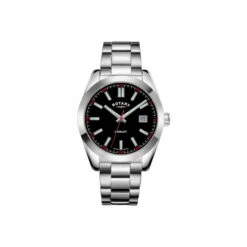 Rotary Quartz Stainless Steel Classic Analogue Quartz Watch - Gb05180/04 For Male