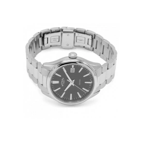 Rotary Oxford Stainless Steel Classic Analogue Quartz Watch - Gb05092/04 For Male 2 Rotary Oxford Stainless Steel Classic Analogue Quartz Watch - Gb05092/04 For Male - Image 2