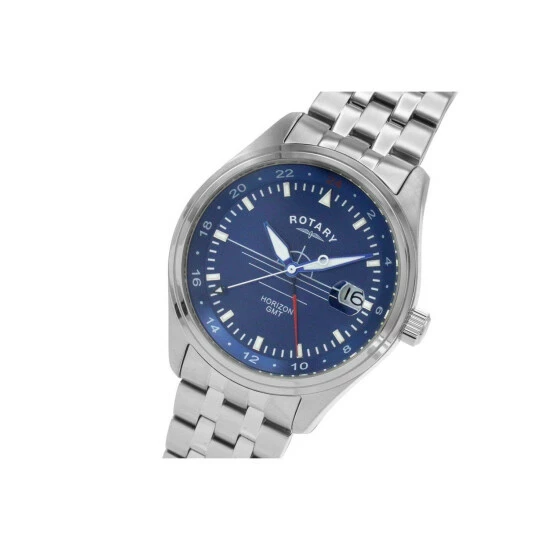 Rotary Horizon Stainless Steel Classic Analogue Quartz Watch - Hgb00001/05 For Male 4 Rotary Horizon Stainless Steel Classic Analogue Quartz Watch - Hgb00001/05 For Male - Image 4