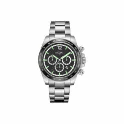 Rotary Henley Stainless Steel Classic Analogue Quartz Watch - Gb05440/04 For Male