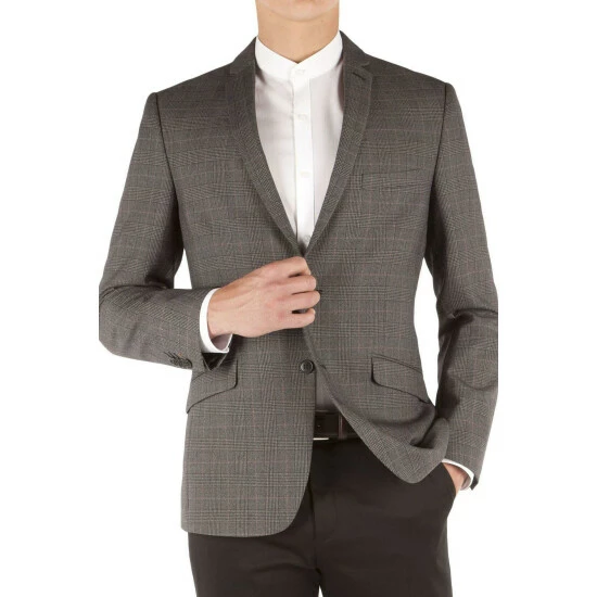 Limehaus Heritage Check Slim Fit Jacket For Male 4 Limehaus Heritage Check Slim Fit Jacket For Male - Image 4