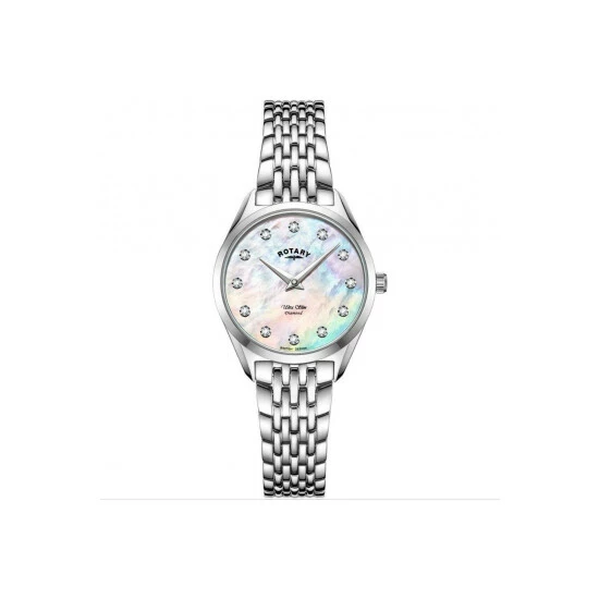 Rotary Ultra Slim Stainless Steel Classic Analogue Watch - Lb08010/07/d For Female 7 Rotary Ultra Slim Stainless Steel Classic Analogue Watch - Lb08010/07/d For Female - Image 7