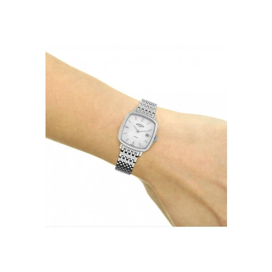Rotary Windsor Stainless Steel Classic Analogue Quartz Watch - Lb05305/07 For Female 2 Rotary Windsor Stainless Steel Classic Analogue Quartz Watch - Lb05305/07 For Female - Image 2