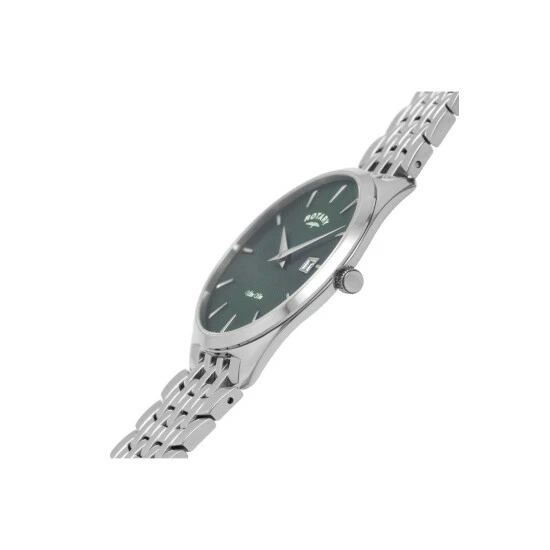 Rotary Ultra Slim Stainless Steel Classic Analogue Quartz Watch - Gb08010/24 For Male 4 Rotary Ultra Slim Stainless Steel Classic Analogue Quartz Watch - Gb08010/24 For Male - Image 4