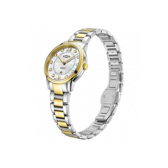 Rotary Cambridge Stainless Steel Classic Analogue Watch - Lb05426/07/d For Female 2 Rotary Cambridge Stainless Steel Classic Analogue Watch - Lb05426/07/d For Female - Image 2