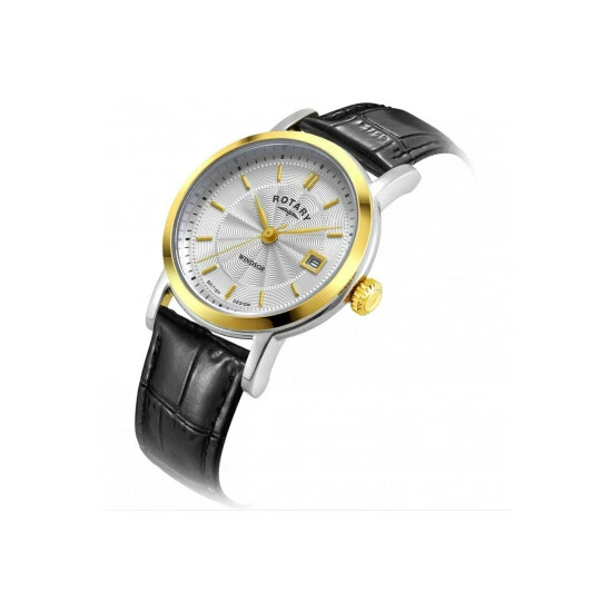 Rotary Windsor Stainless Steel Classic Analogue Quartz Watch - Ls05423/70 For Female 2 Rotary Windsor Stainless Steel Classic Analogue Quartz Watch - Ls05423/70 For Female - Image 2