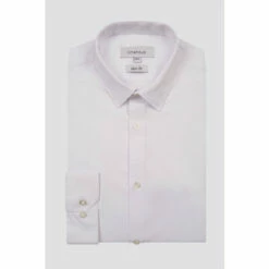 Limehaus Stretch Poplin Single Cuff Shirt For Male