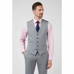 Limehaus Overcheck Waistcoat For Male