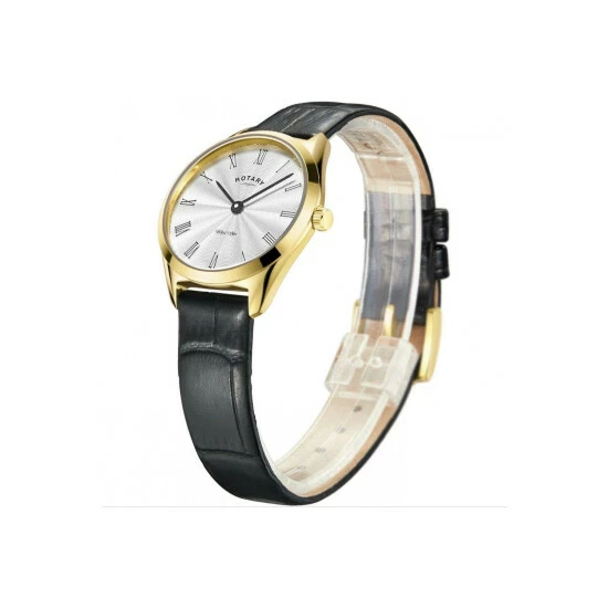 Rotary Ultra Slim Stainless Steel Classic Analogue Quartz Watch - Ls08013/01 For Female 2 Rotary Ultra Slim Stainless Steel Classic Analogue Quartz Watch - Ls08013/01 For Female - Image 2