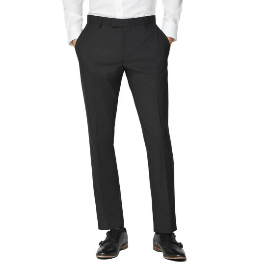 Limehaus Plain Slim Suit Trousers For Male 4 Limehaus Plain Slim Suit Trousers For Male - Image 4