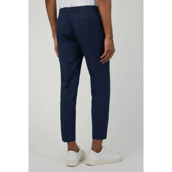 Limehaus Slim Fit Crop Length Trouser For Male 2 Limehaus Slim Fit Crop Length Trouser For Male - Image 2