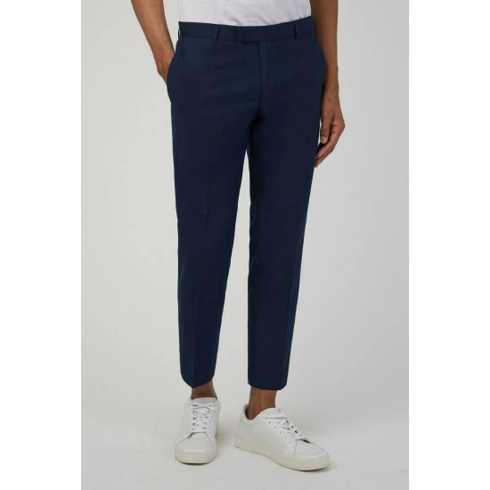 Limehaus Slim Fit Crop Length Trouser For Male 4 Limehaus Slim Fit Crop Length Trouser For Male - Image 4