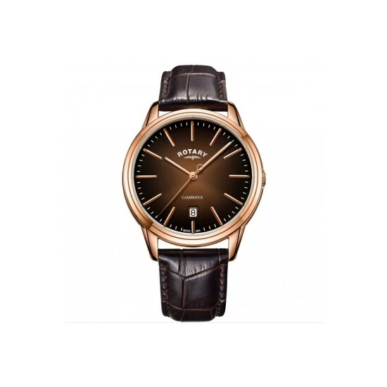 Rotary Plated Stainless Steel Classic Analogue Quartz Watch - Gs05394/16 For Male 1 Rotary Plated Stainless Steel Classic Analogue Quartz Watch - Gs05394/16 For Male