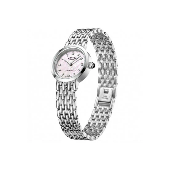 Rotary Stainless Steel Classic Analogue Quartz Watch - Lb00899/07/d For Female 2 Rotary Stainless Steel Classic Analogue Quartz Watch - Lb00899/07/d For Female - Image 2