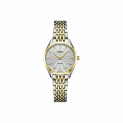 Rotary Ultra Slim Stainless Steel Classic Analogue Quartz Watch - Lb08011/02 For Female
