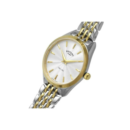Rotary Ultra Slim Stainless Steel Classic Analogue Quartz Watch - Lb08011/02 For Female 6 Rotary Ultra Slim Stainless Steel Classic Analogue Quartz Watch - Lb08011/02 For Female - Image 6