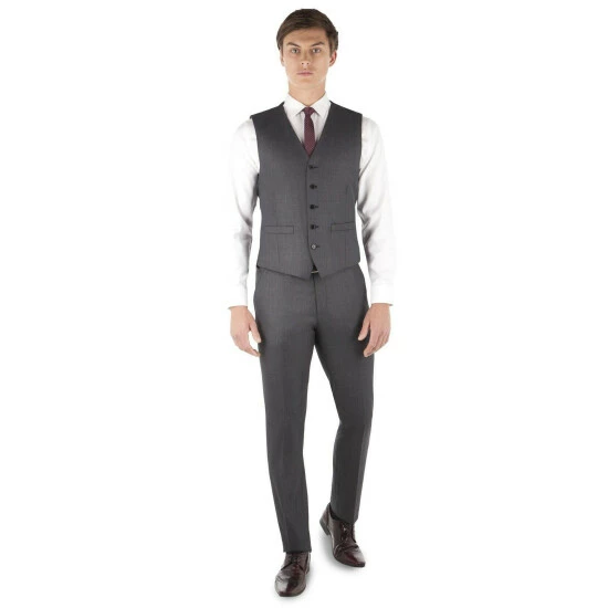 Limehaus Micro Slim Waistcoat For Male 2 Limehaus Micro Slim Waistcoat For Male - Image 2