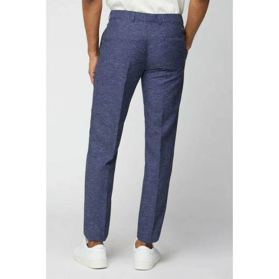 Limehaus Speckle Texture Slim Fit Suit Trousers For Male 2 Limehaus Speckle Texture Slim Fit Suit Trousers For Male - Image 2