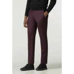 Limehaus Twill Slim Fit Trousers For Male