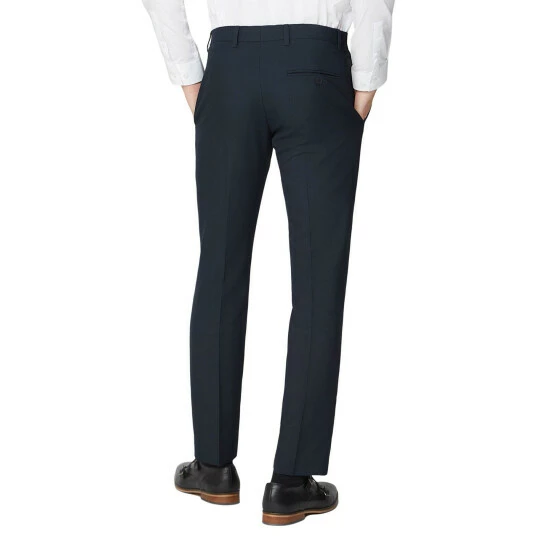 Limehaus Plain Slim Fit Suit Trousers For Male 2 Limehaus Plain Slim Fit Suit Trousers For Male - Image 2