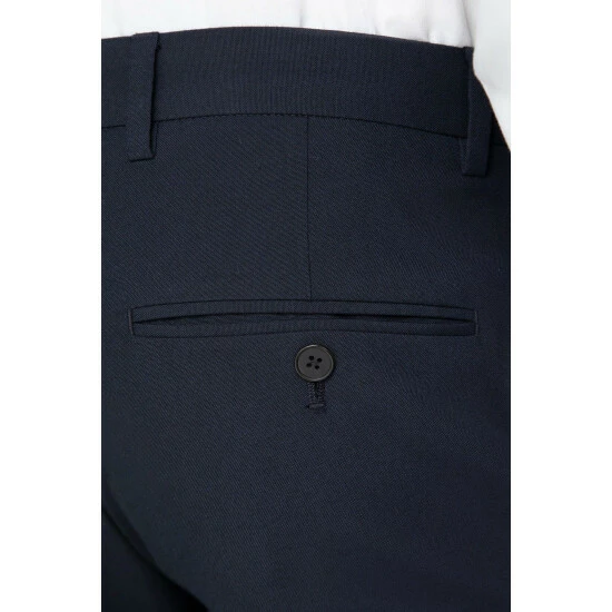 Limehaus Plain Slim Fit Suit Trousers For Male 3 Limehaus Plain Slim Fit Suit Trousers For Male - Image 3