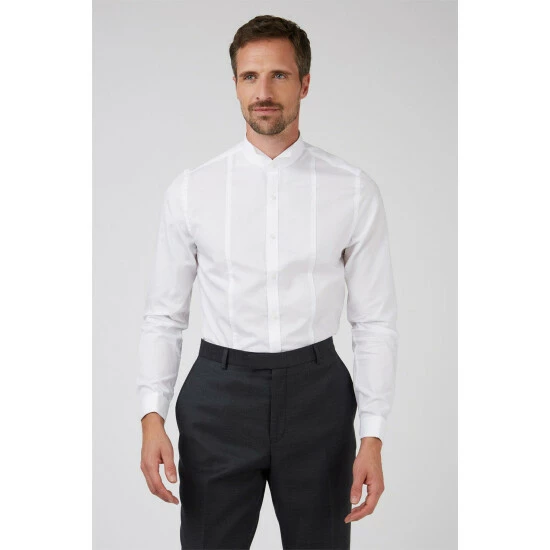 Limehaus Wing Collar Dobby Panelled Shirt For Male 3 Limehaus Wing Collar Dobby Panelled Shirt For Male - Image 3