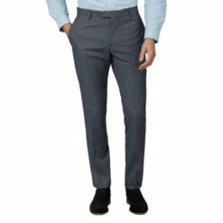 Limehaus Pow Check Slim Trousers For Male