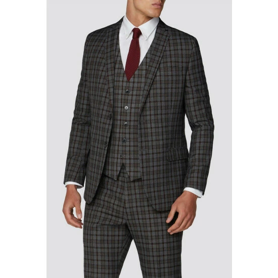 Limehaus Heritage Overcheck Suit Jacket For Male 1 Limehaus Heritage Overcheck Suit Jacket For Male