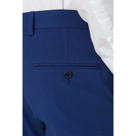 Limehaus Slim Fit Suit Trousers For Male 3 Limehaus Slim Fit Suit Trousers For Male - Image 3