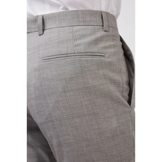 Limehaus Windowpane Check Trouser For Male 3 Limehaus Windowpane Check Trouser For Male - Image 3