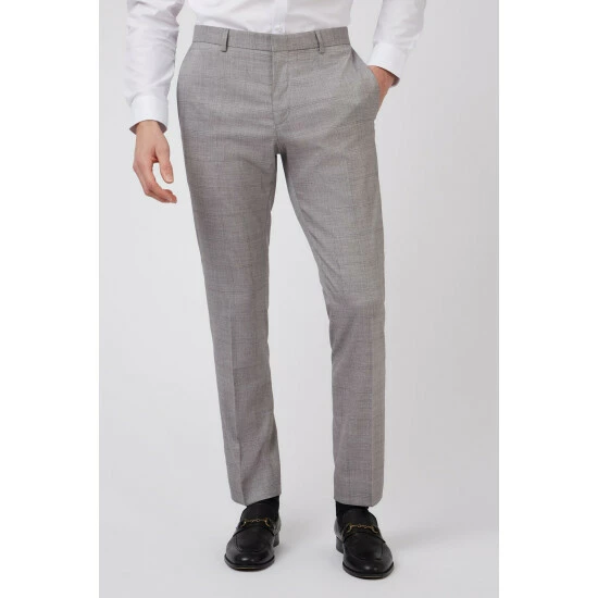 Limehaus Windowpane Check Trouser For Male 4 Limehaus Windowpane Check Trouser For Male - Image 4