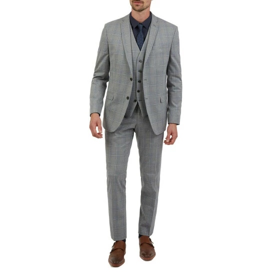 Limehaus Check Suit Jacket For Male 2 Limehaus Check Suit Jacket For Male - Image 2