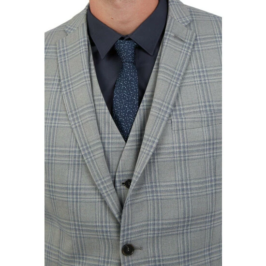 Limehaus Check Suit Jacket For Male 4 Limehaus Check Suit Jacket For Male - Image 4