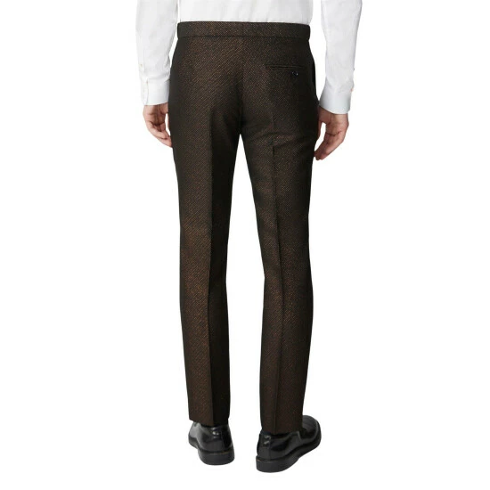 Limehaus Fleck Slim Suit Trousers For Male 2 Limehaus Fleck Slim Suit Trousers For Male - Image 2