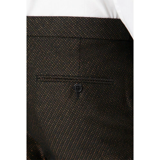 Limehaus Fleck Slim Suit Trousers For Male 3 Limehaus Fleck Slim Suit Trousers For Male - Image 3