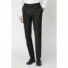 Limehaus Tonal Jacquard Slim Fit Suit Trousers For Male