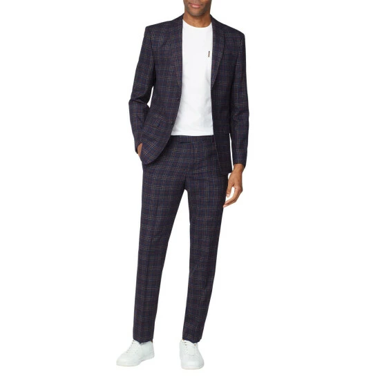 Limehaus Bold Check 2 Piece Slim Fit Suit For Male 2 Limehaus Bold Check 2 Piece Slim Fit Suit For Male - Image 2