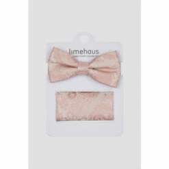 Limehaus Paisley Jacquard Bow Tie And Handkerchief Set For Male -Cheap Limehaus Store unnamed file 164