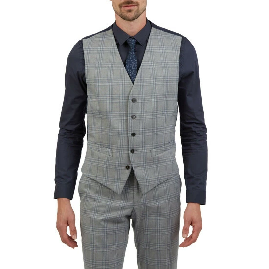 Limehaus Check Waistcoat For Male 4 Limehaus Check Waistcoat For Male - Image 4
