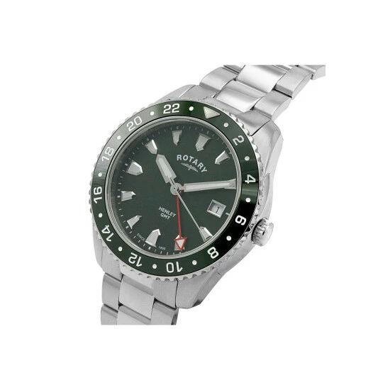Rotary Henley Stainless Steel Classic Analogue Quartz Watch - Gb05108/24 For Male 4 Rotary Henley Stainless Steel Classic Analogue Quartz Watch - Gb05108/24 For Male - Image 4