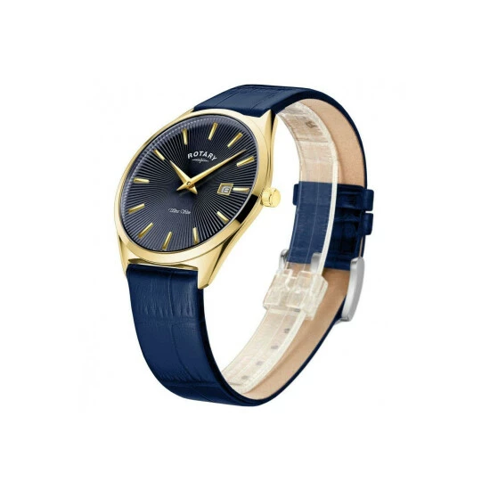 Rotary Ultra Slim Plated Stainless Steel Classic Analogue Watch - Gs08013/05 For Male 2 Rotary Ultra Slim Plated Stainless Steel Classic Analogue Watch - Gs08013/05 For Male - Image 2