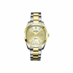 Rotary Quartz Gold Plated Stainless Steel Classic Quartz Watch - Lb05181/03 For Female