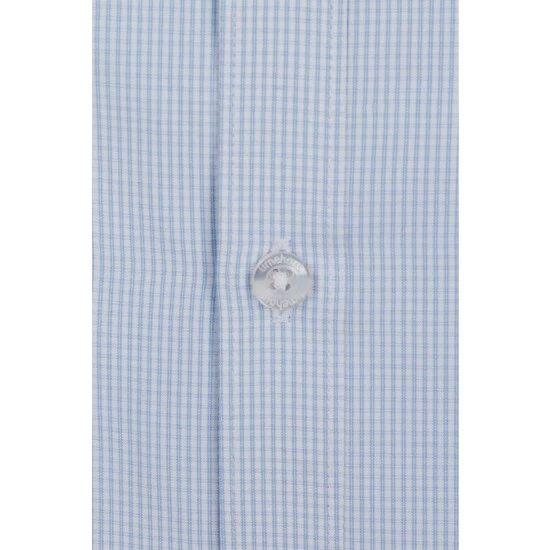 Limehaus Small Gingham Shirt For Male 2 Limehaus Small Gingham Shirt For Male - Image 2