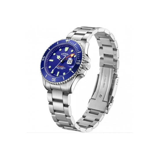 Rotary Seamatic Stainless Steel Classic Analogue Watch - Gb05430/05 For Male 5 Rotary Seamatic Stainless Steel Classic Analogue Watch - Gb05430/05 For Male - Image 5