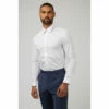 Limehaus Poplin Slim Fit Single Cuff Shirt For Male