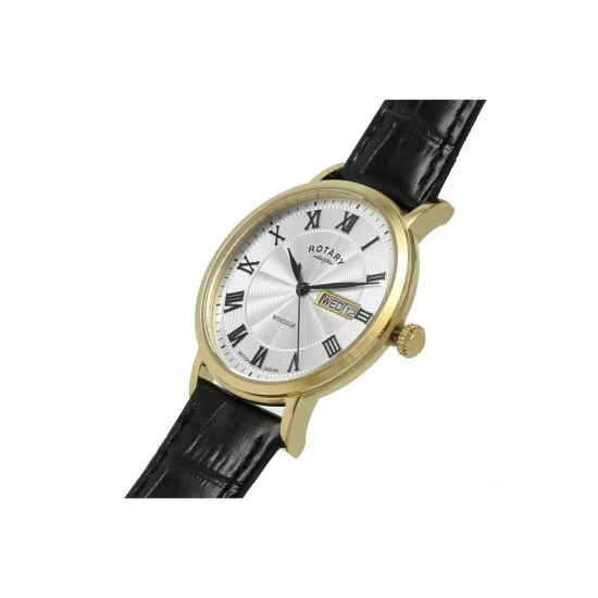 Rotary Windsor Stainless Steel Classic Analogue Quartz Watch - Gs05423/01 For Male 5 Rotary Windsor Stainless Steel Classic Analogue Quartz Watch - Gs05423/01 For Male - Image 5