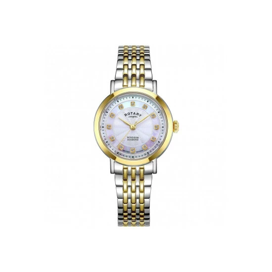 Rotary Windsor Stainless Steel Classic Analogue Quartz Watch - Lb05421/41/d For Female 1 Rotary Windsor Stainless Steel Classic Analogue Quartz Watch - Lb05421/41/d For Female